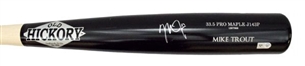 Mike Trout Signed Old Hickory Bat